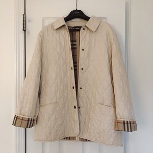 Burberry Brit Cream Quitted Jacket